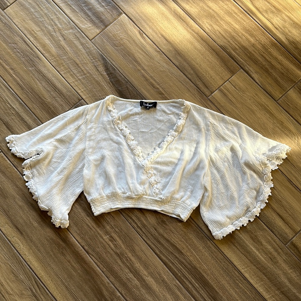 3/$15 Midi Top Off White